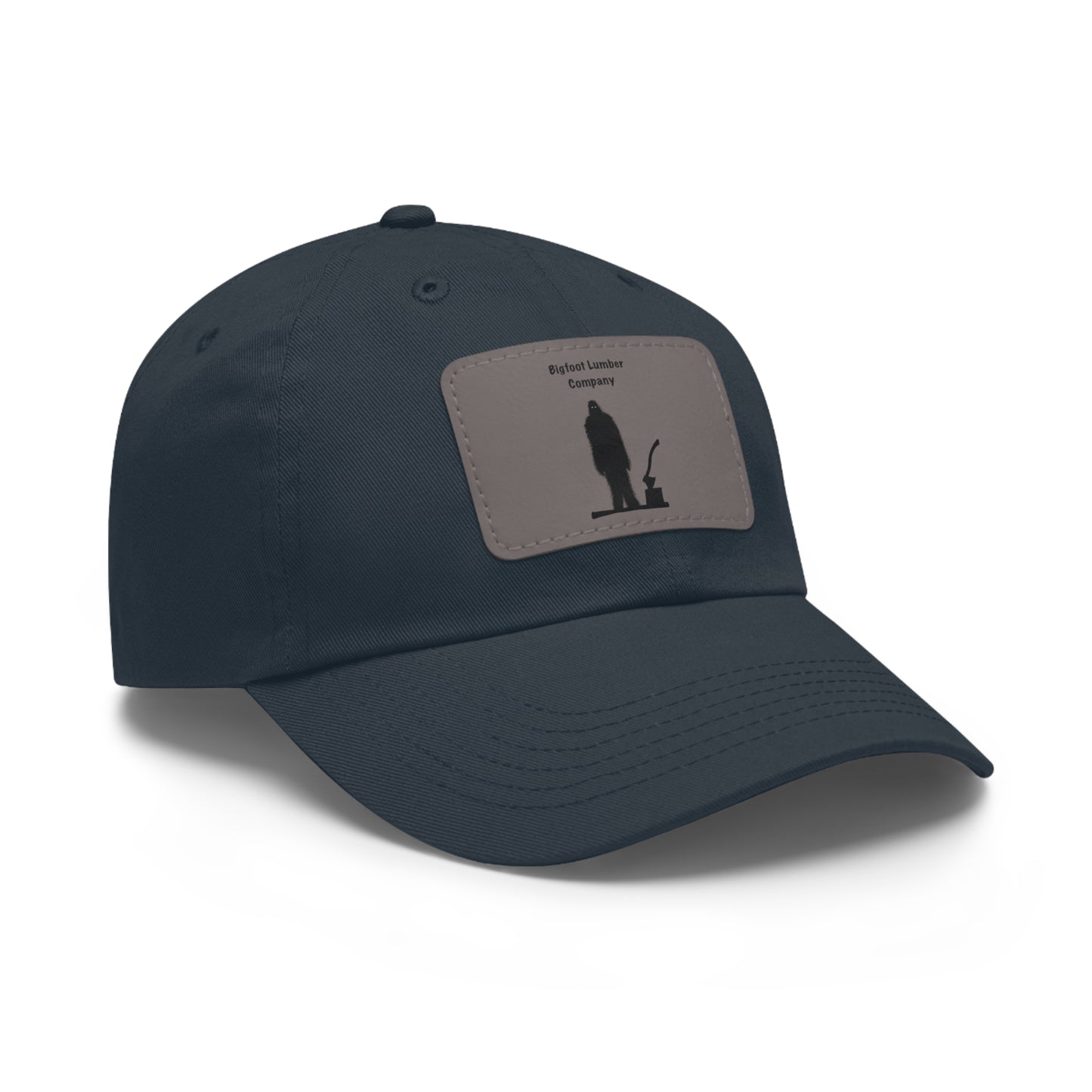 Hat with Leather Patch - Bigfoot Lumber Co