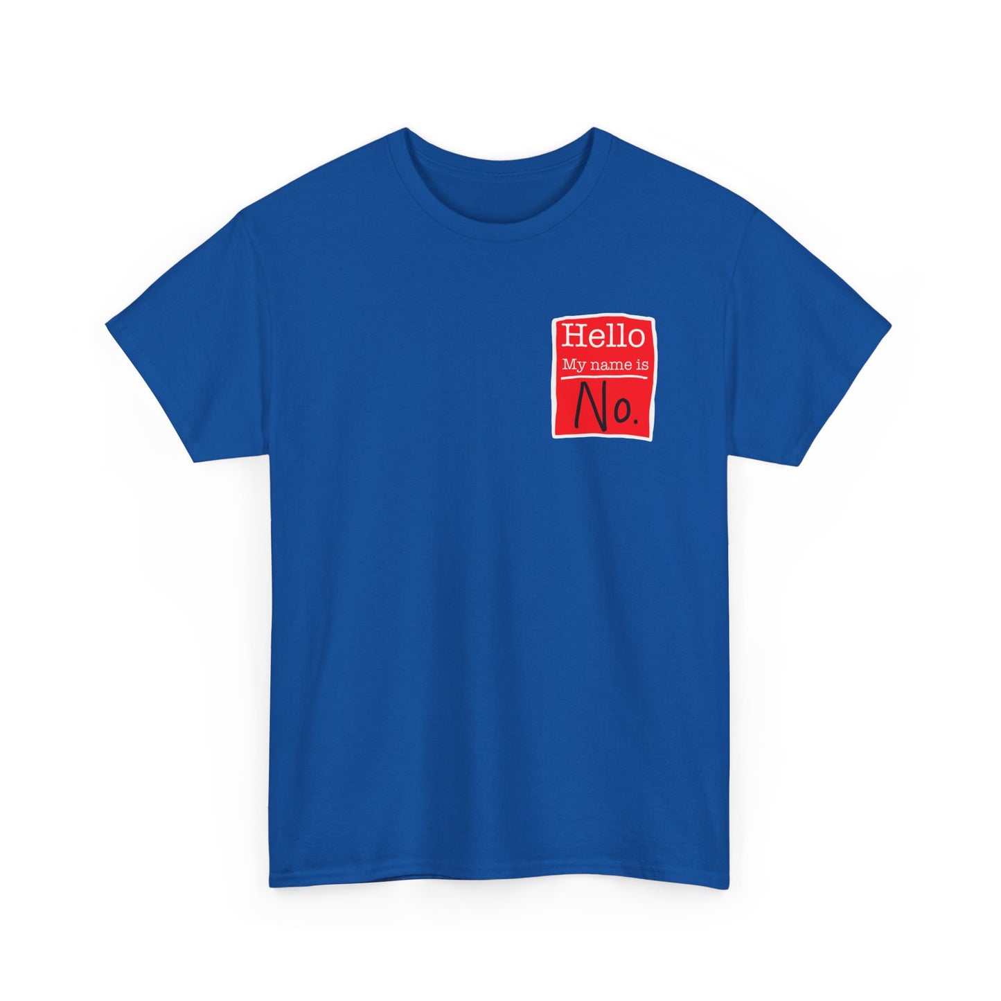 Name tag no Unisex Heavy Cotton Tee