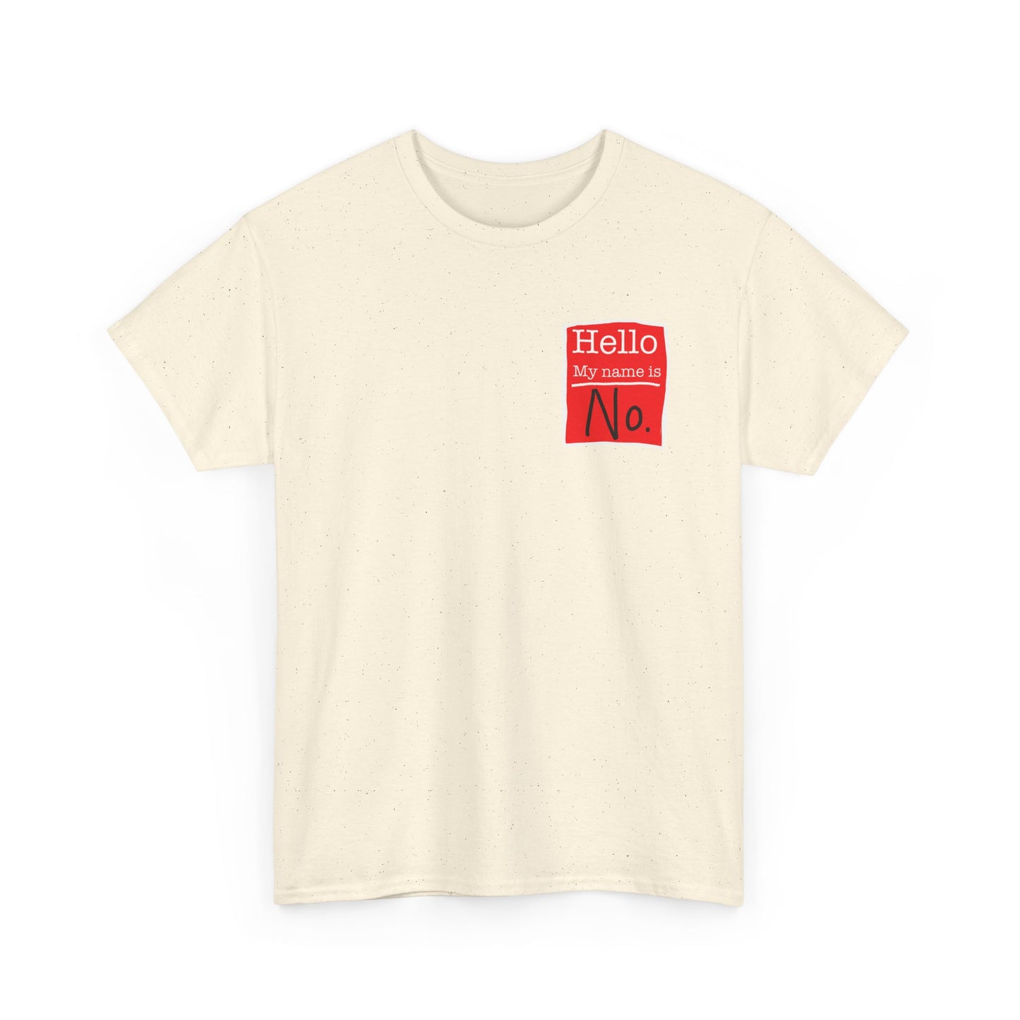 Name tag no Unisex Heavy Cotton Tee