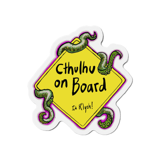 Die-Cut Magnets - Cthulhu on Board