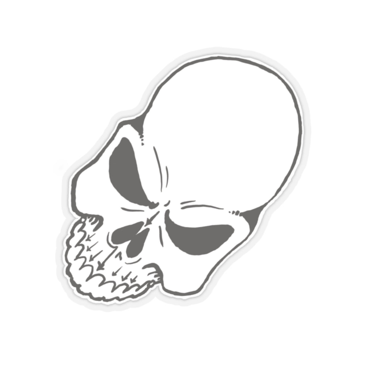 Kiss-Cut Sticker - Skull