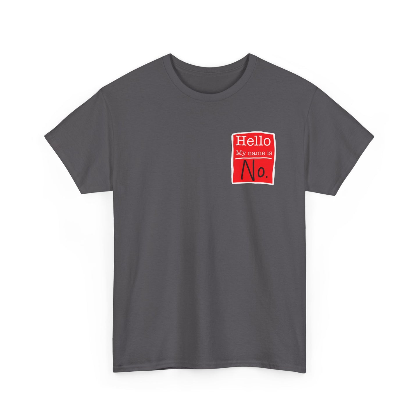 Name tag no Unisex Heavy Cotton Tee