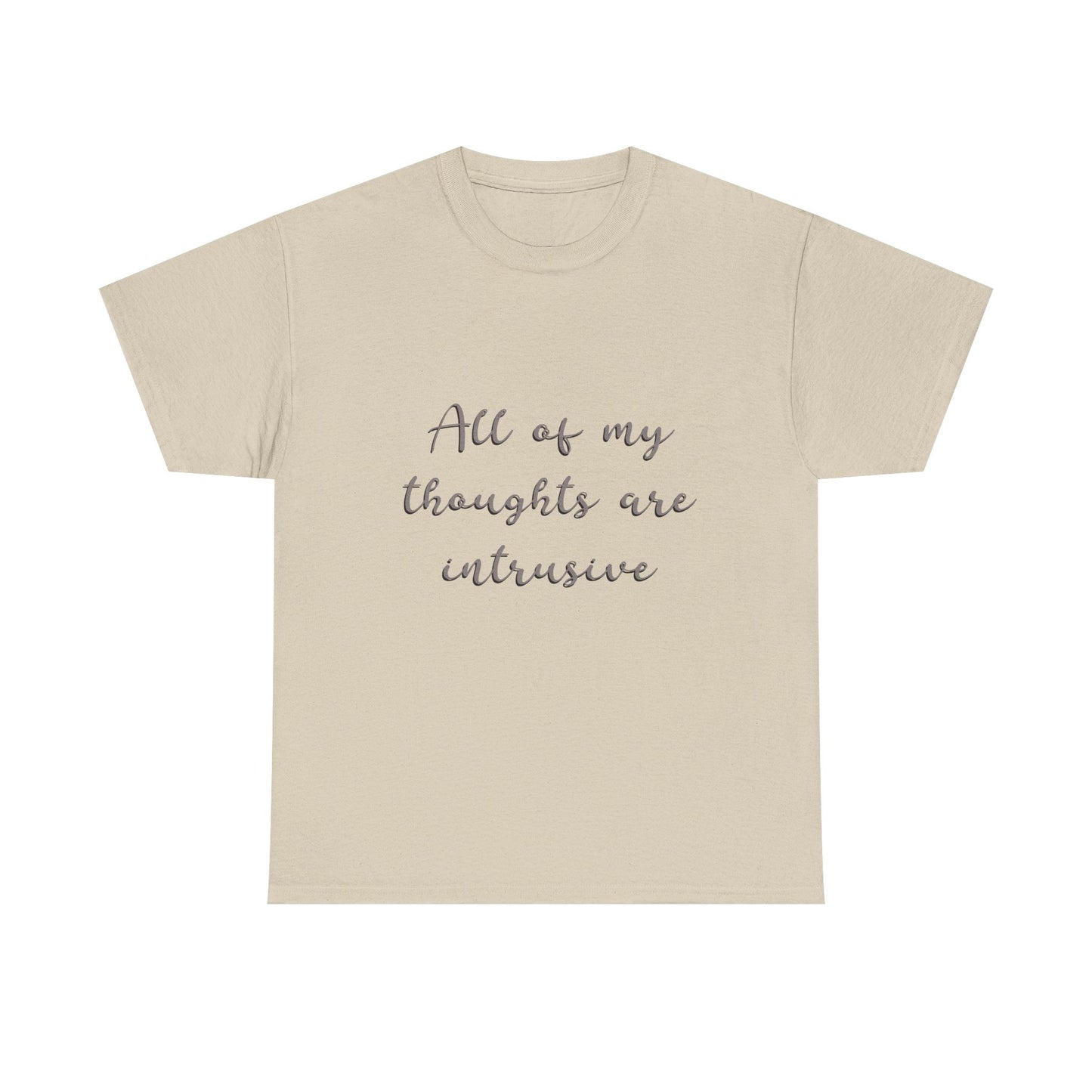 Intrusive thoughts Unisex Heavy Cotton Tee