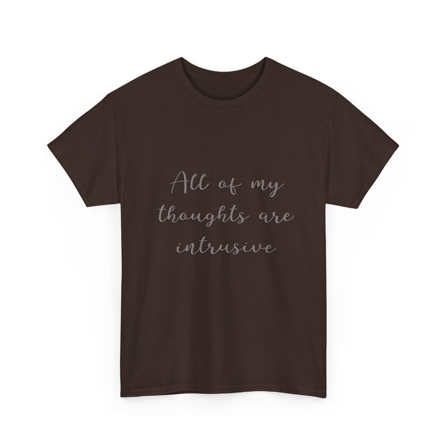 Intrusive thoughts Unisex Heavy Cotton Tee