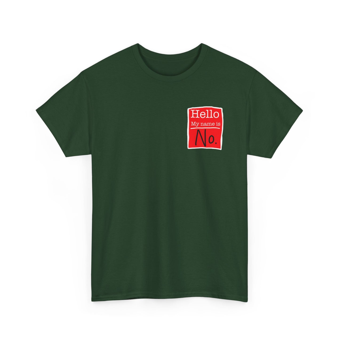 Name tag no Unisex Heavy Cotton Tee