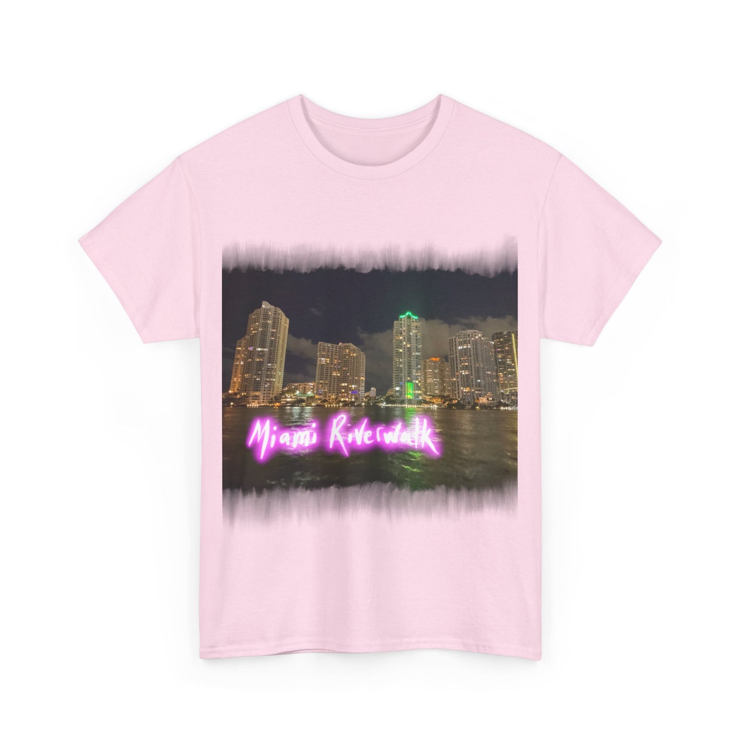 Unisex Heavy Cotton Tee - Miami Riverwalk