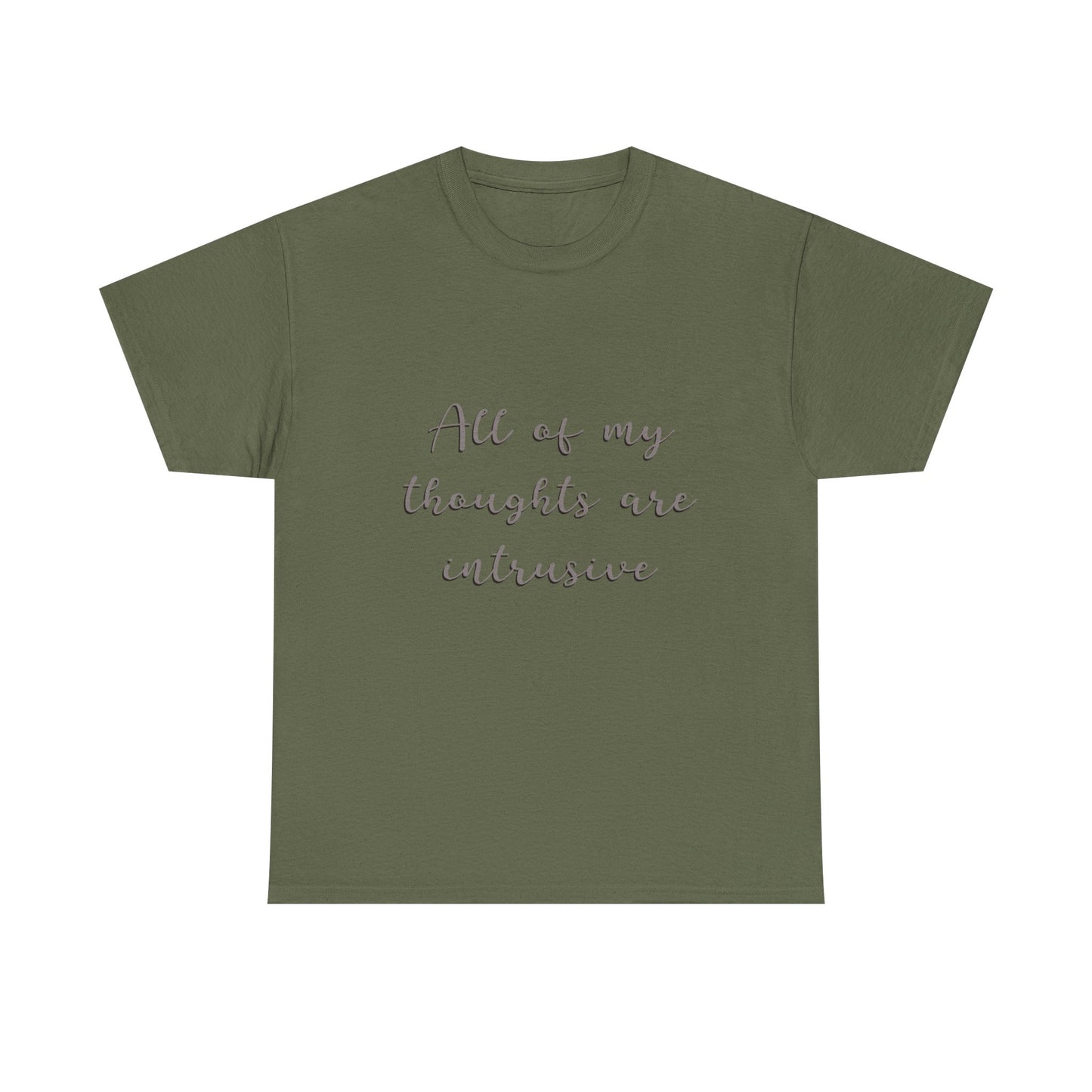Intrusive thoughts Unisex Heavy Cotton Tee