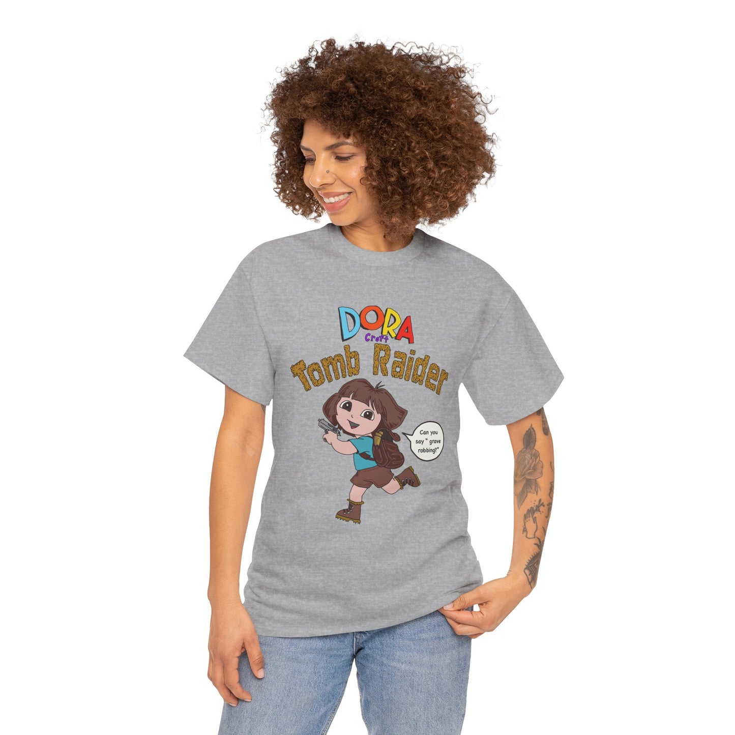 Grave robbing Unisex Heavy Cotton Tee