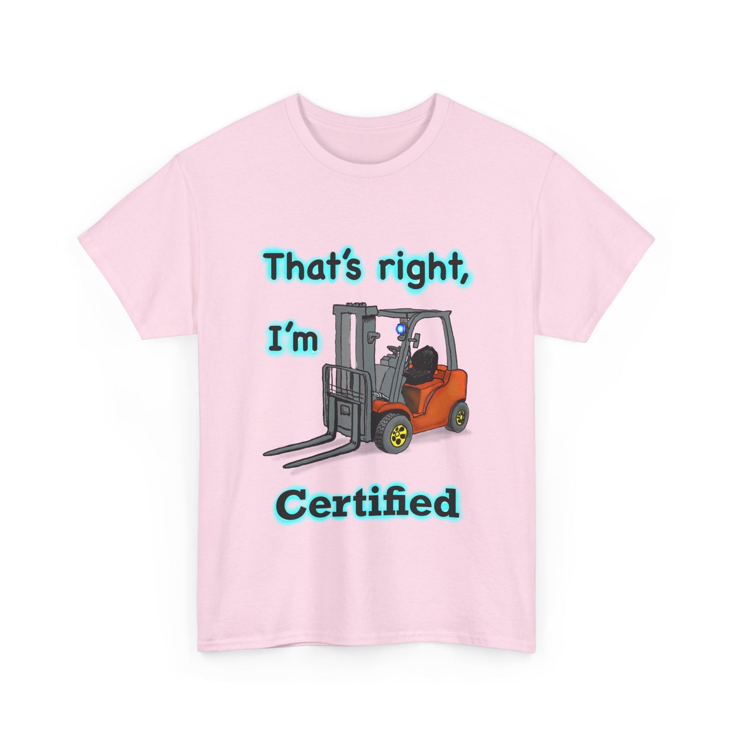 Unisex Heavy Cotton Tee - Forklift