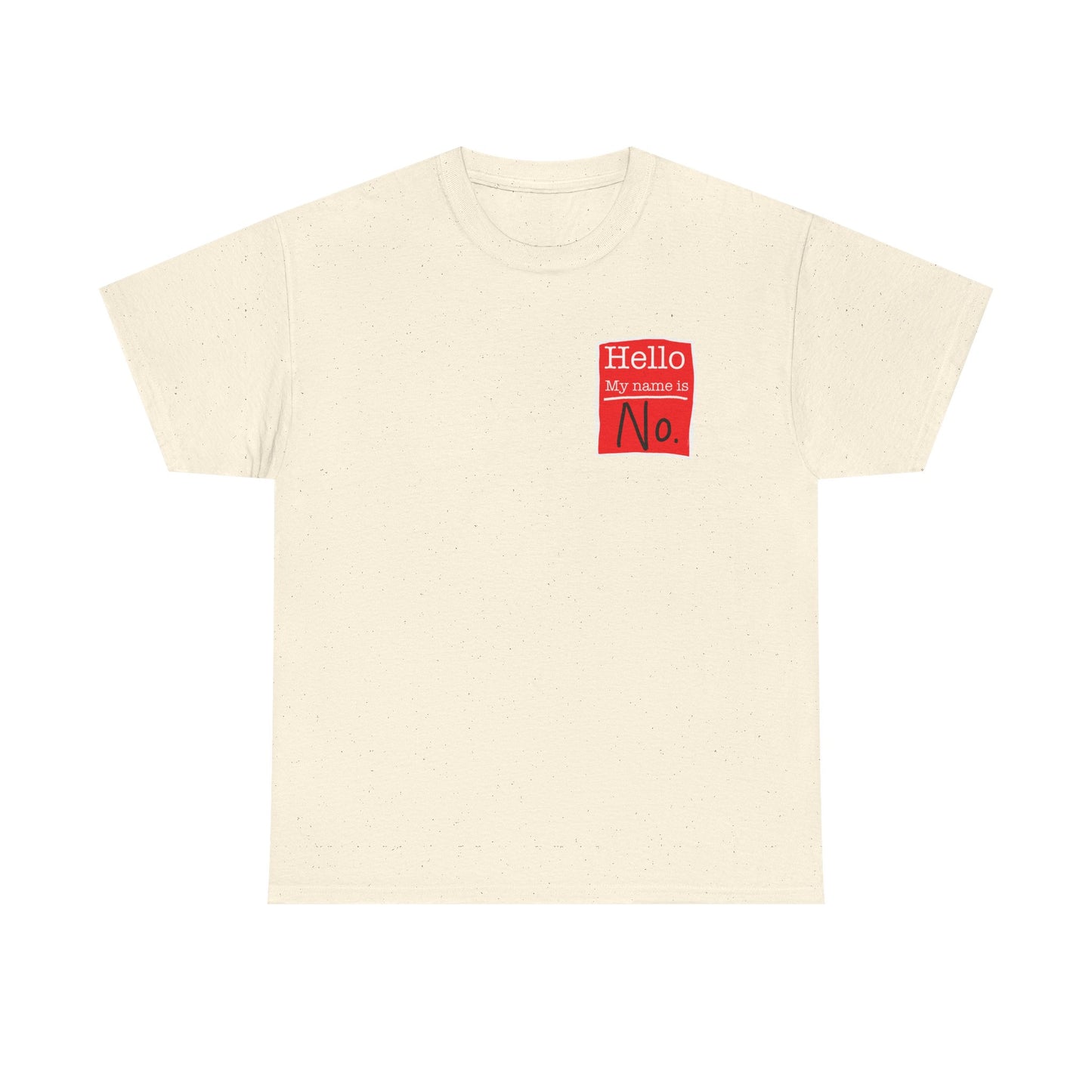 Name tag no Unisex Heavy Cotton Tee