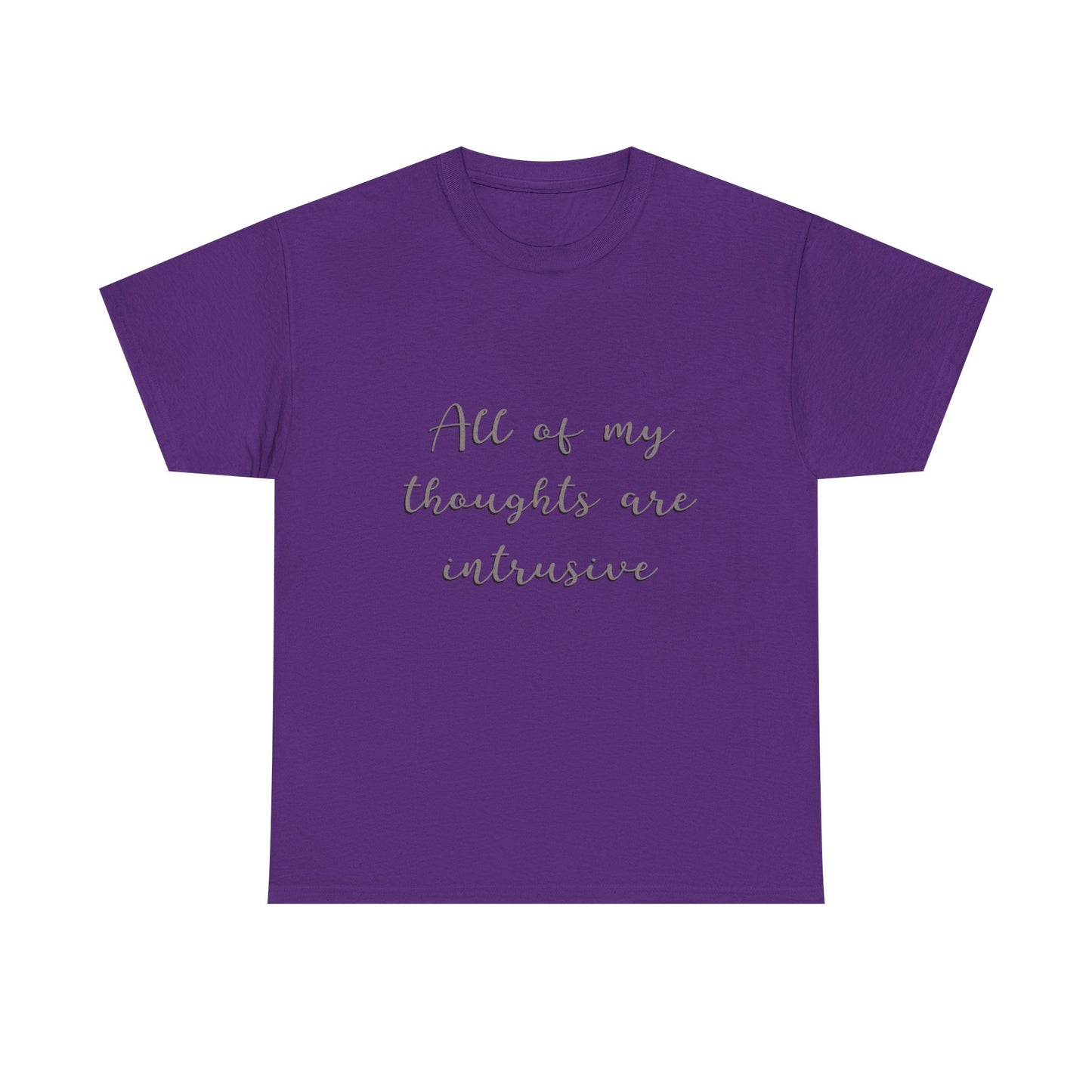 Intrusive thoughts Unisex Heavy Cotton Tee