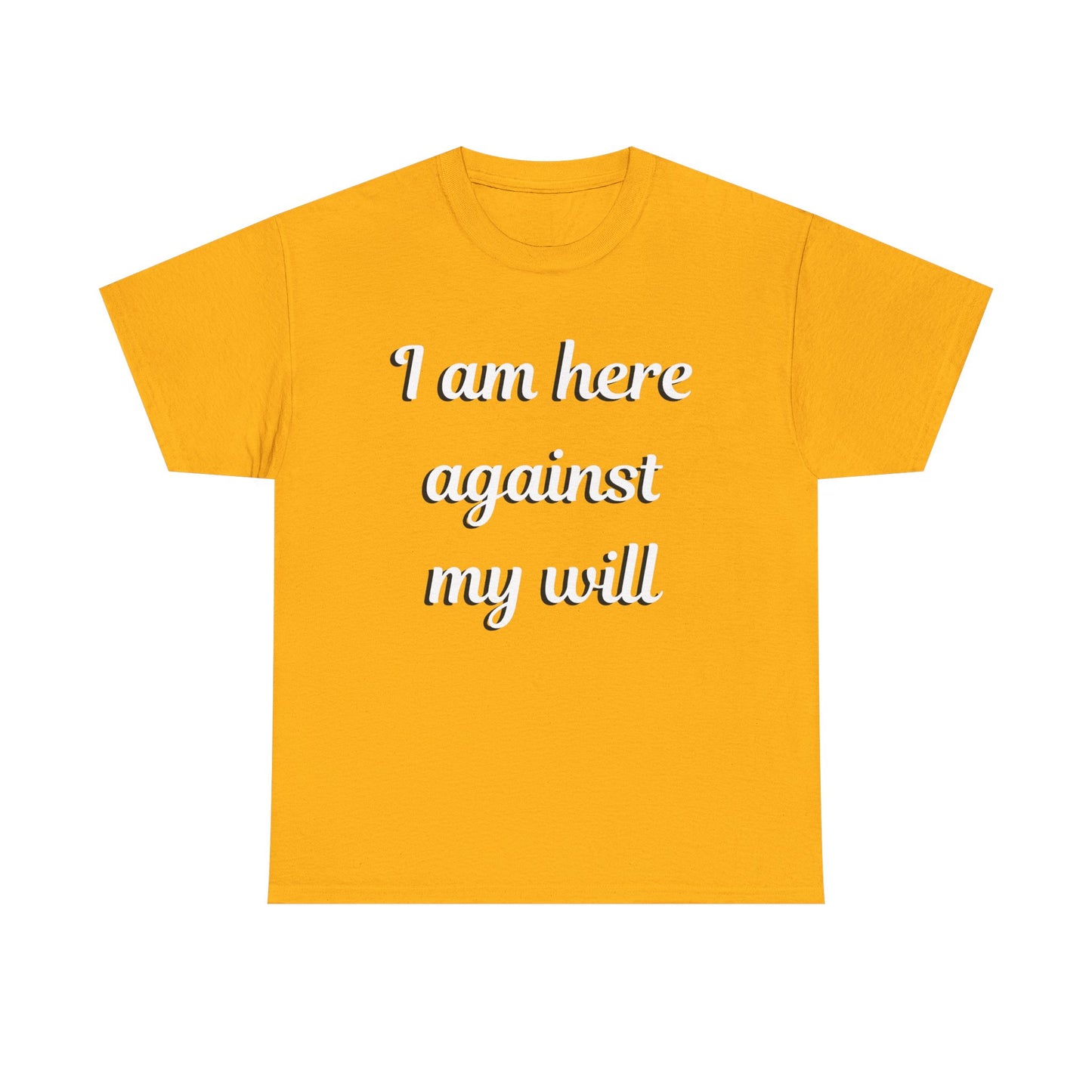 I am here Unisex Heavy Cotton Tee