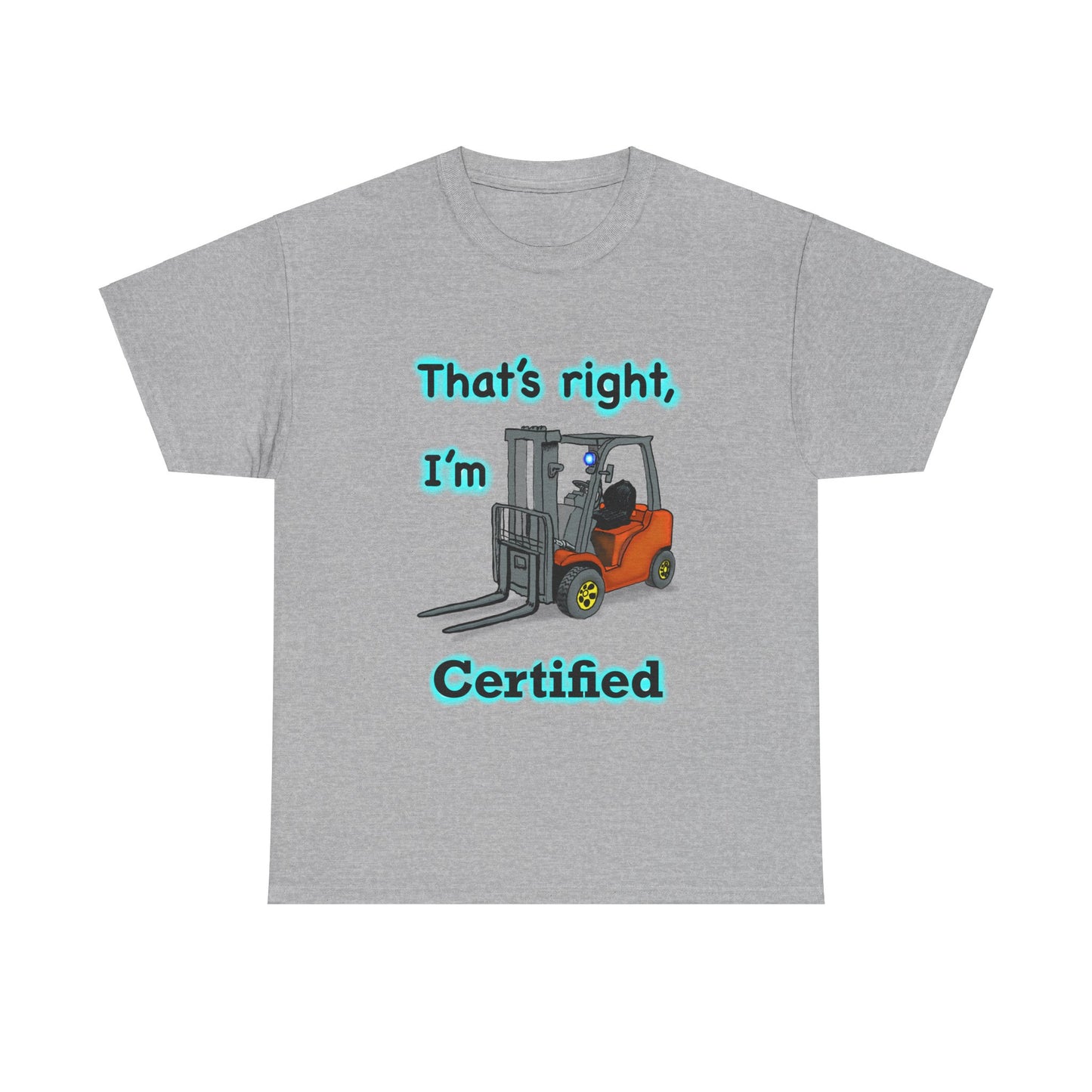 Unisex Heavy Cotton Tee - Forklift