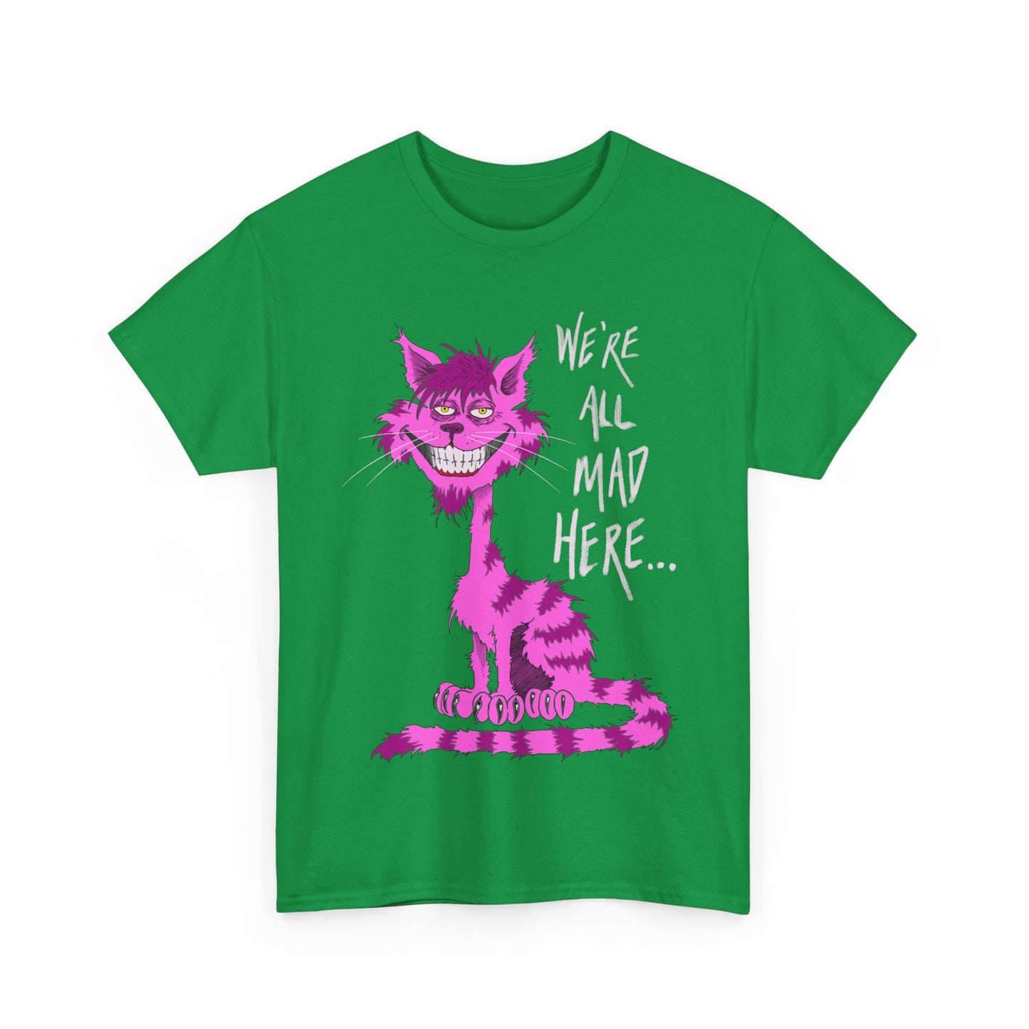 Unisex Heavy Cotton Tee - Cheshire Cat