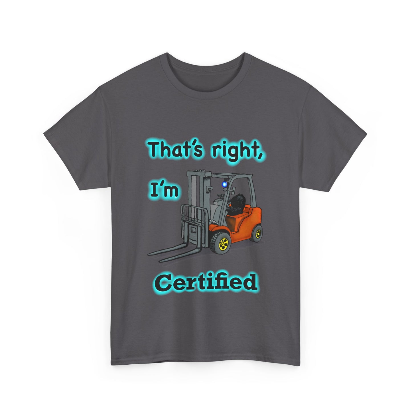 Unisex Heavy Cotton Tee - Forklift