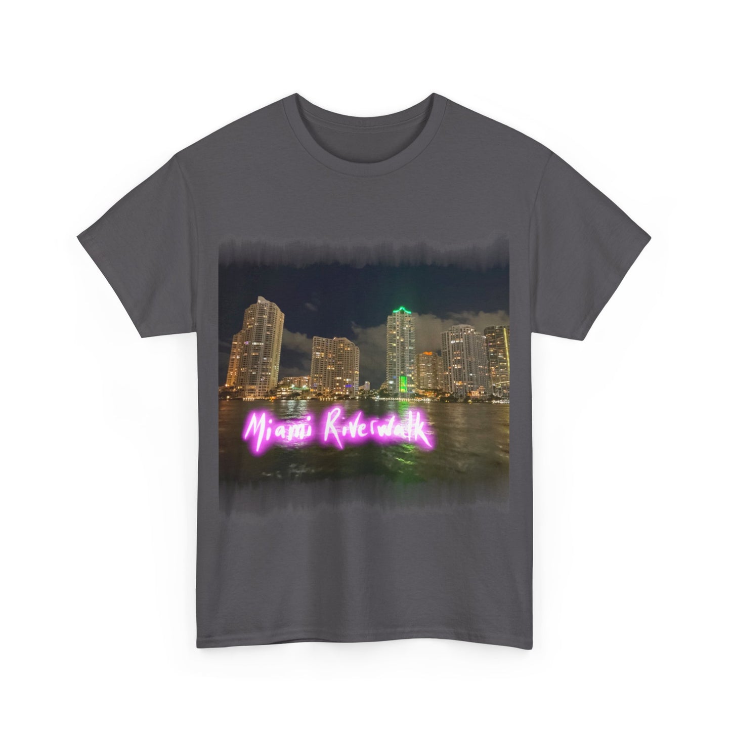 Unisex Heavy Cotton Tee - Miami Riverwalk