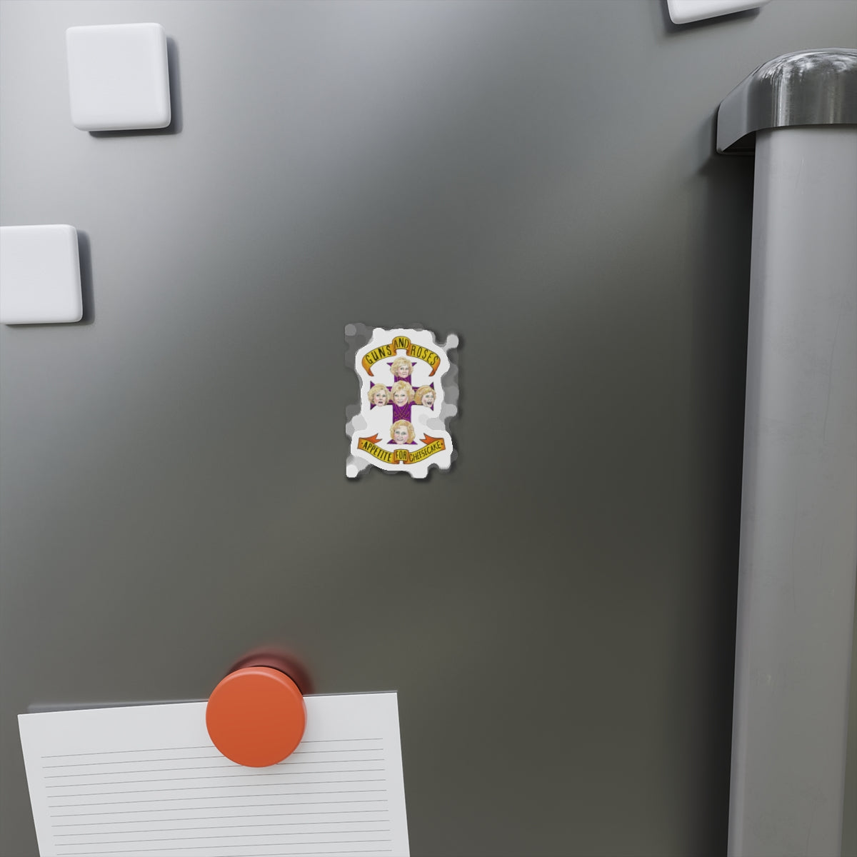 Golden Die-Cut Magnets