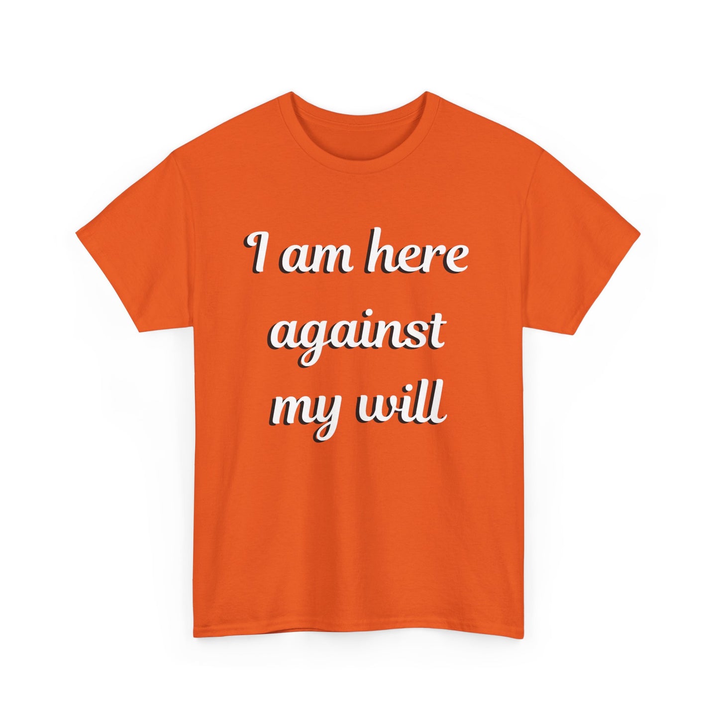 I am here Unisex Heavy Cotton Tee