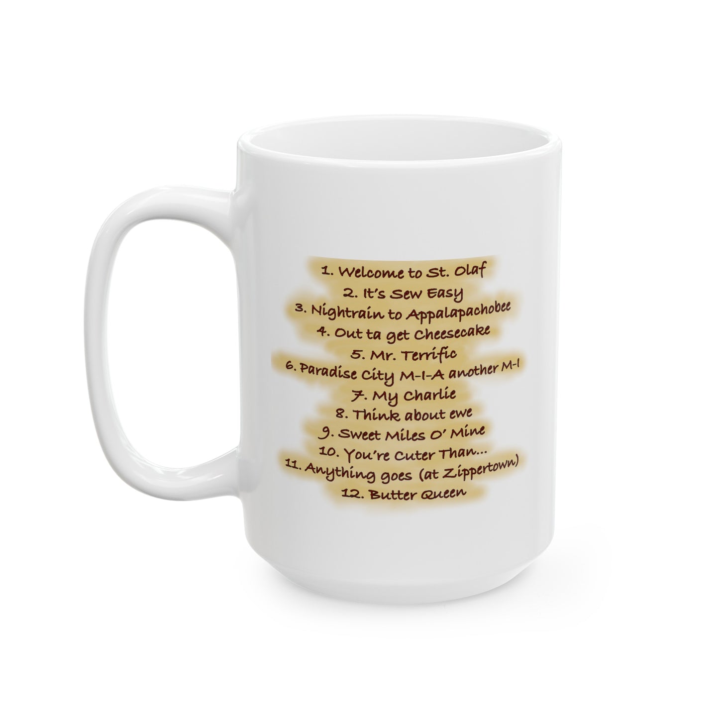 Ceramic Mug, (11oz, 15oz) - Appetite for Cheesecake