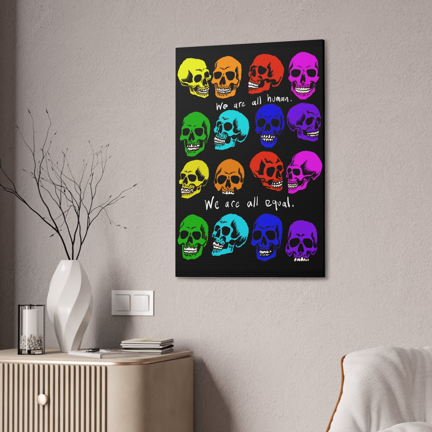 Stretched Canvas Print - Equality