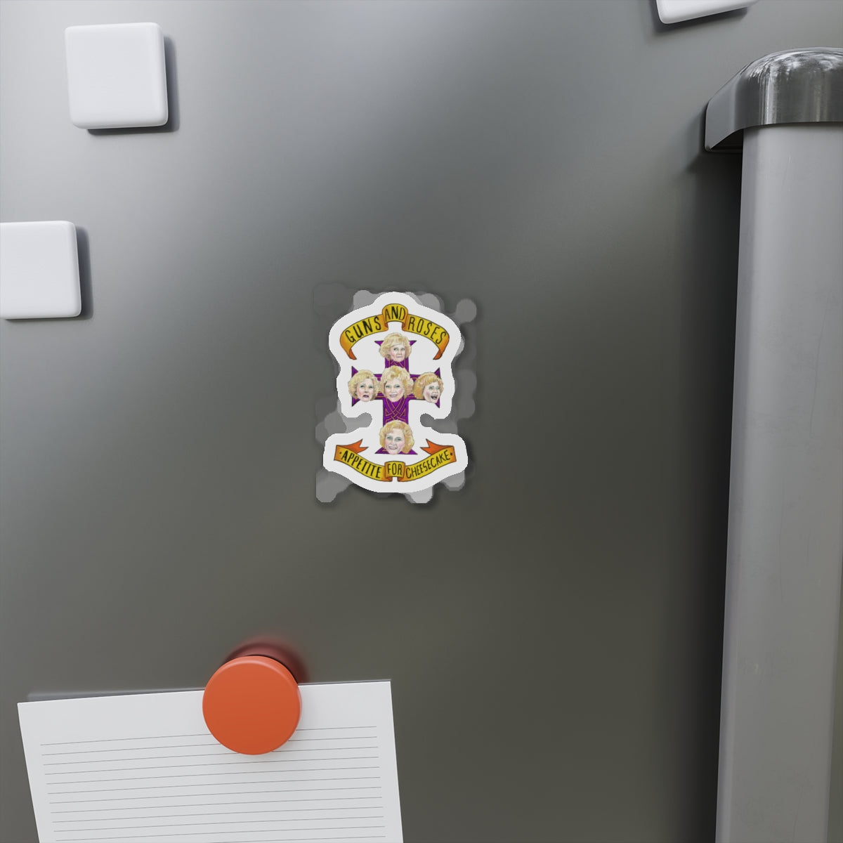 Golden Die-Cut Magnets