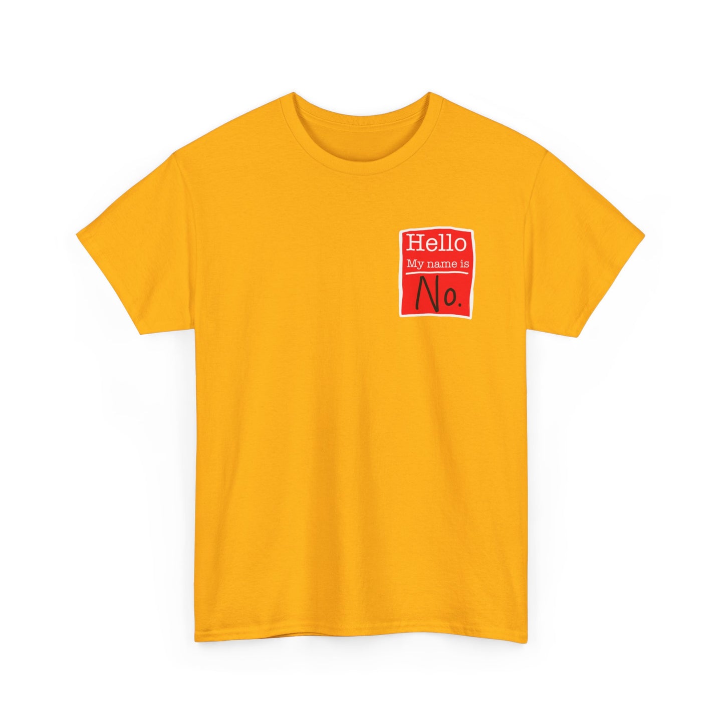 Name tag no Unisex Heavy Cotton Tee