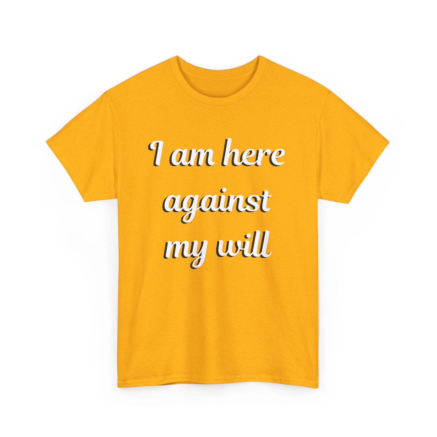I am here Unisex Heavy Cotton Tee