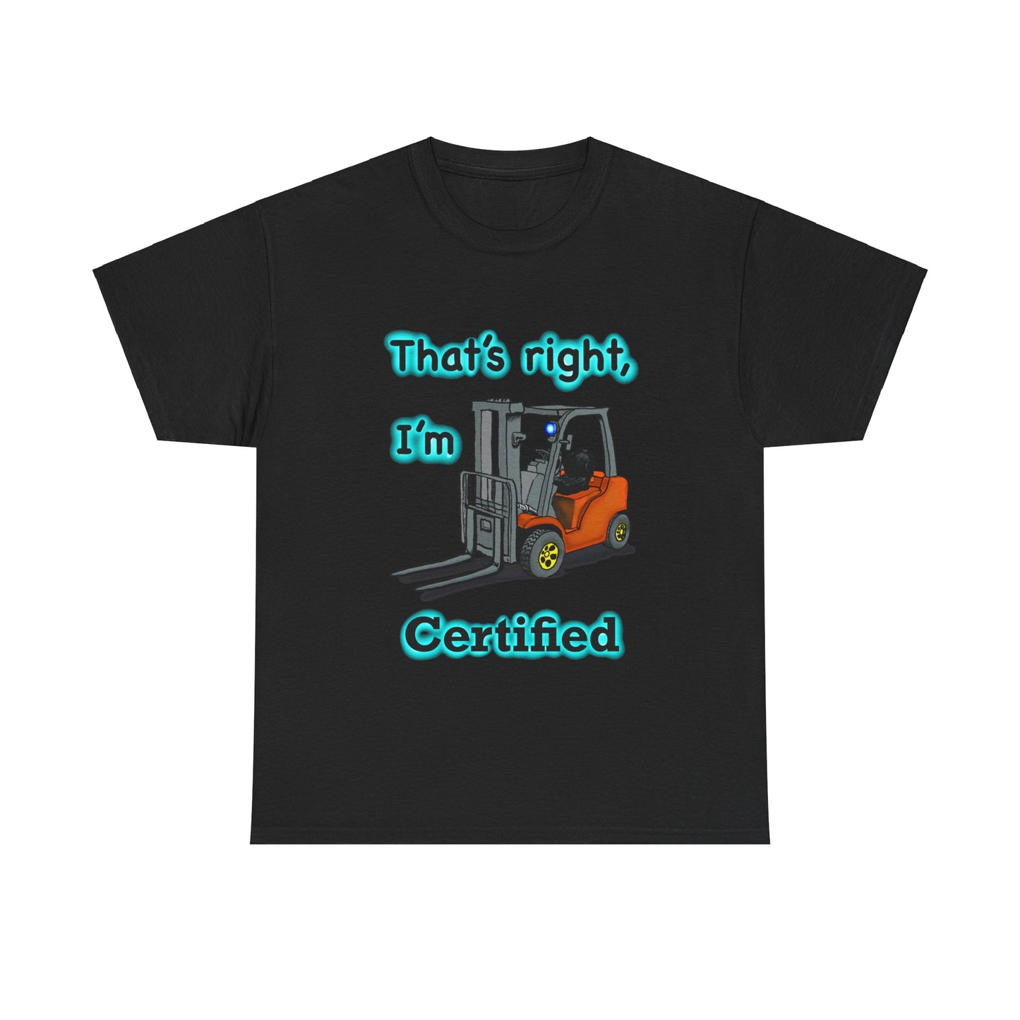 Unisex Heavy Cotton Tee - Forklift