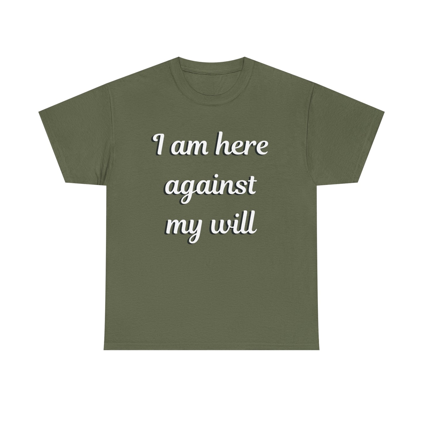 I am here Unisex Heavy Cotton Tee