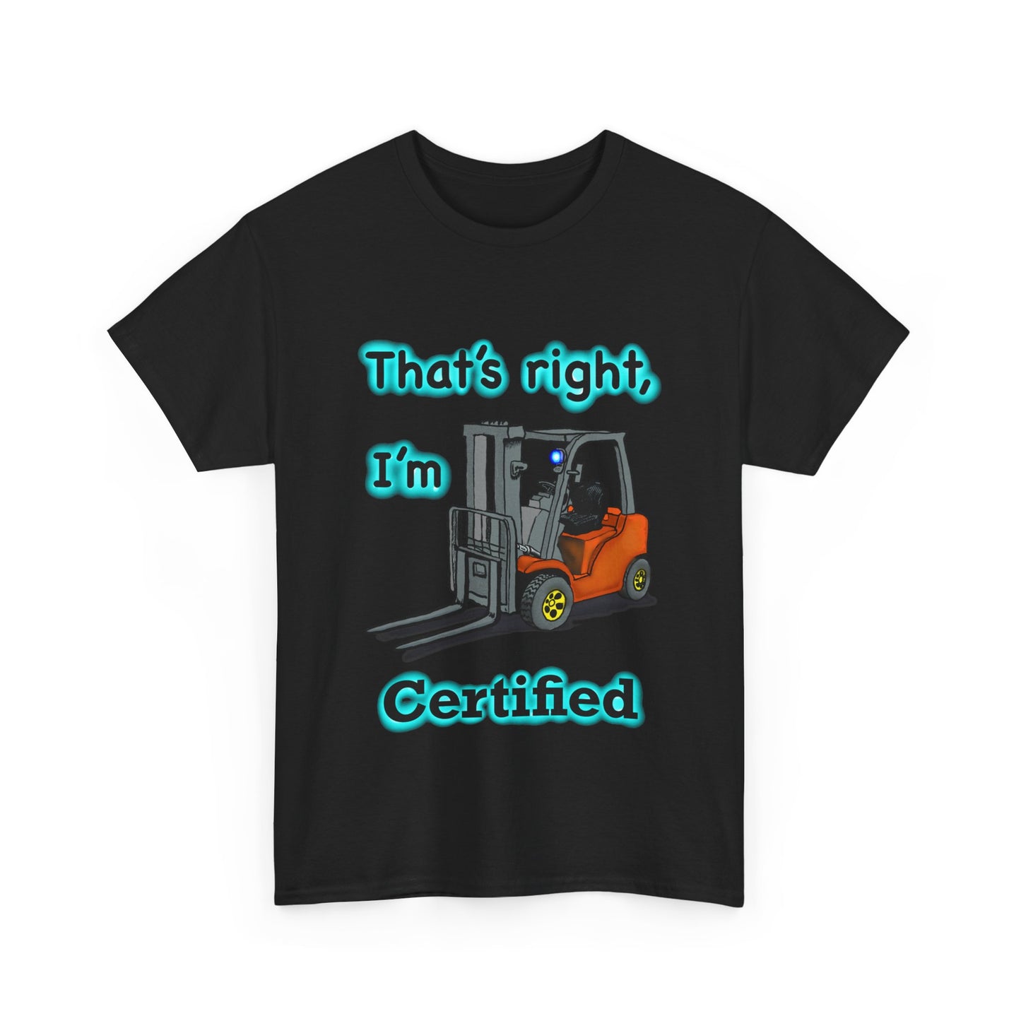 Unisex Heavy Cotton Tee - Forklift