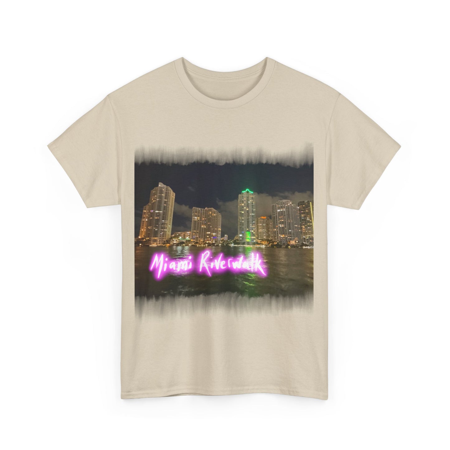 Unisex Heavy Cotton Tee - Miami Riverwalk