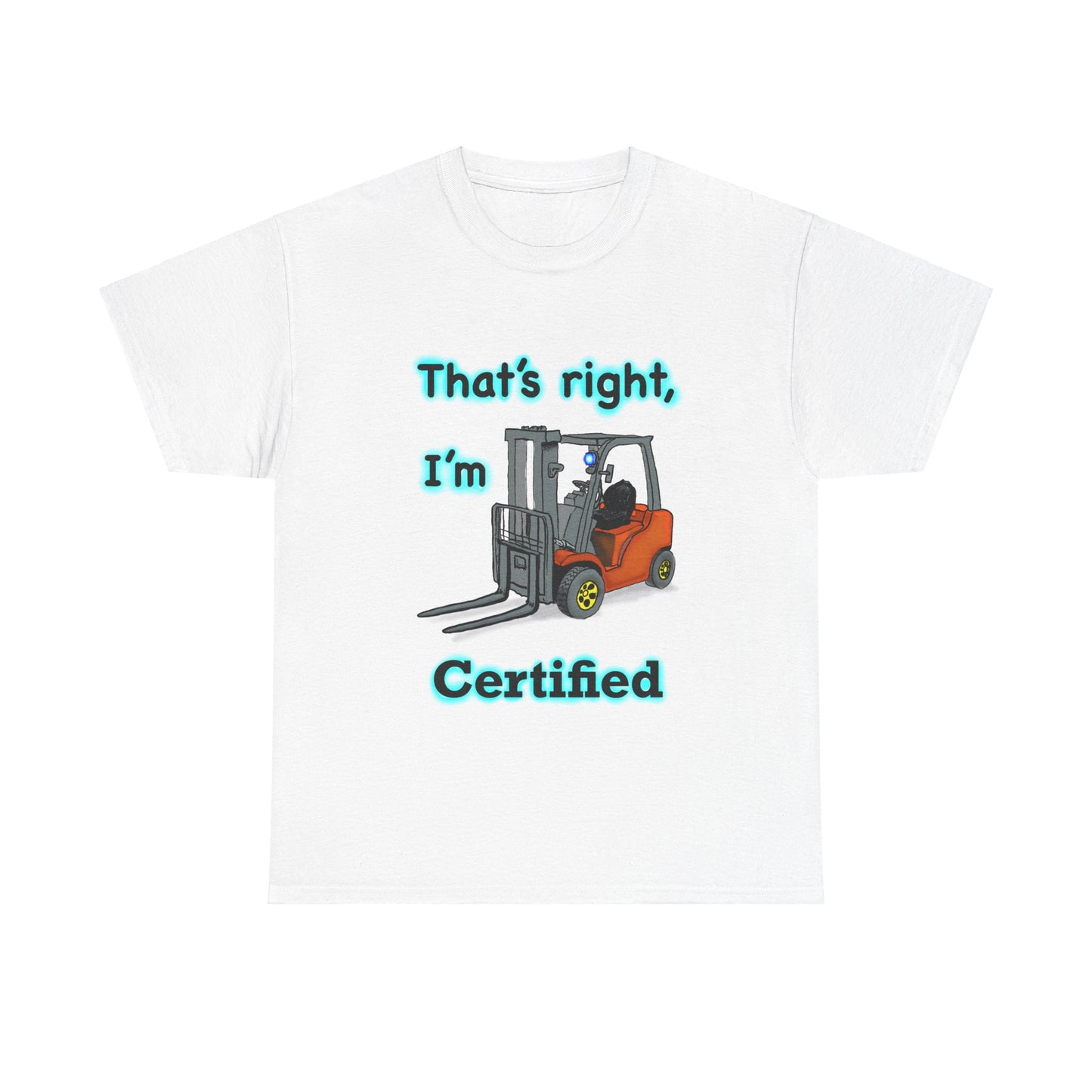 Unisex Heavy Cotton Tee - Forklift