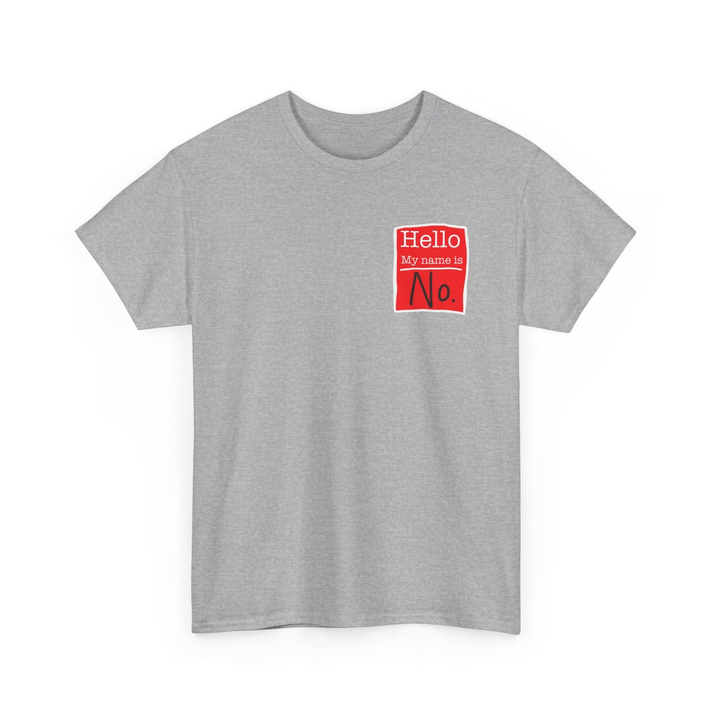 Name tag no Unisex Heavy Cotton Tee