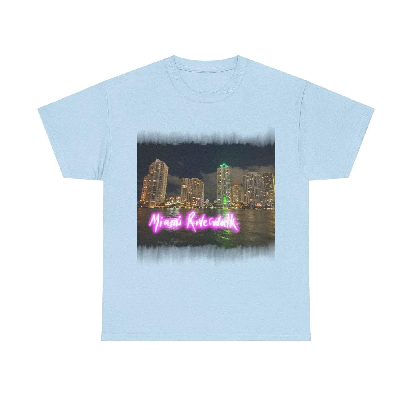 Unisex Heavy Cotton Tee - Miami Riverwalk