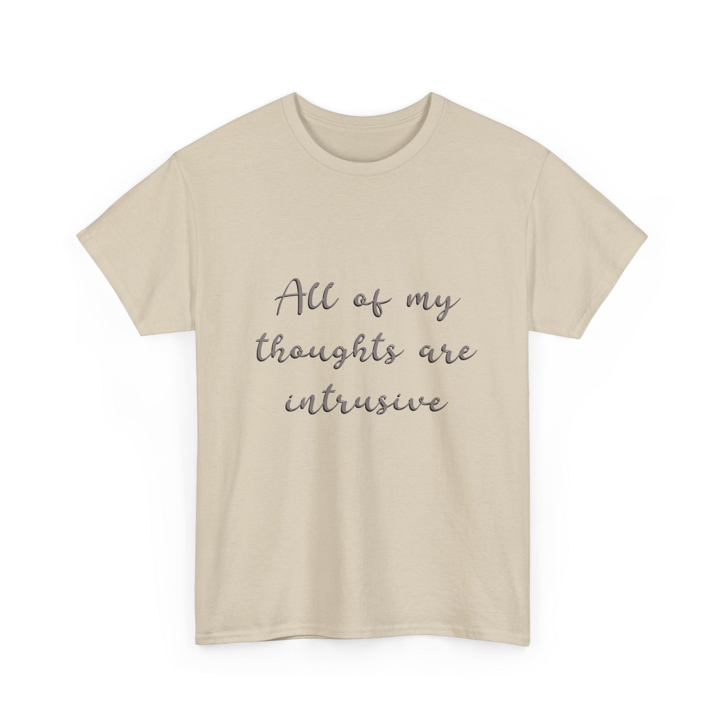 Intrusive thoughts Unisex Heavy Cotton Tee