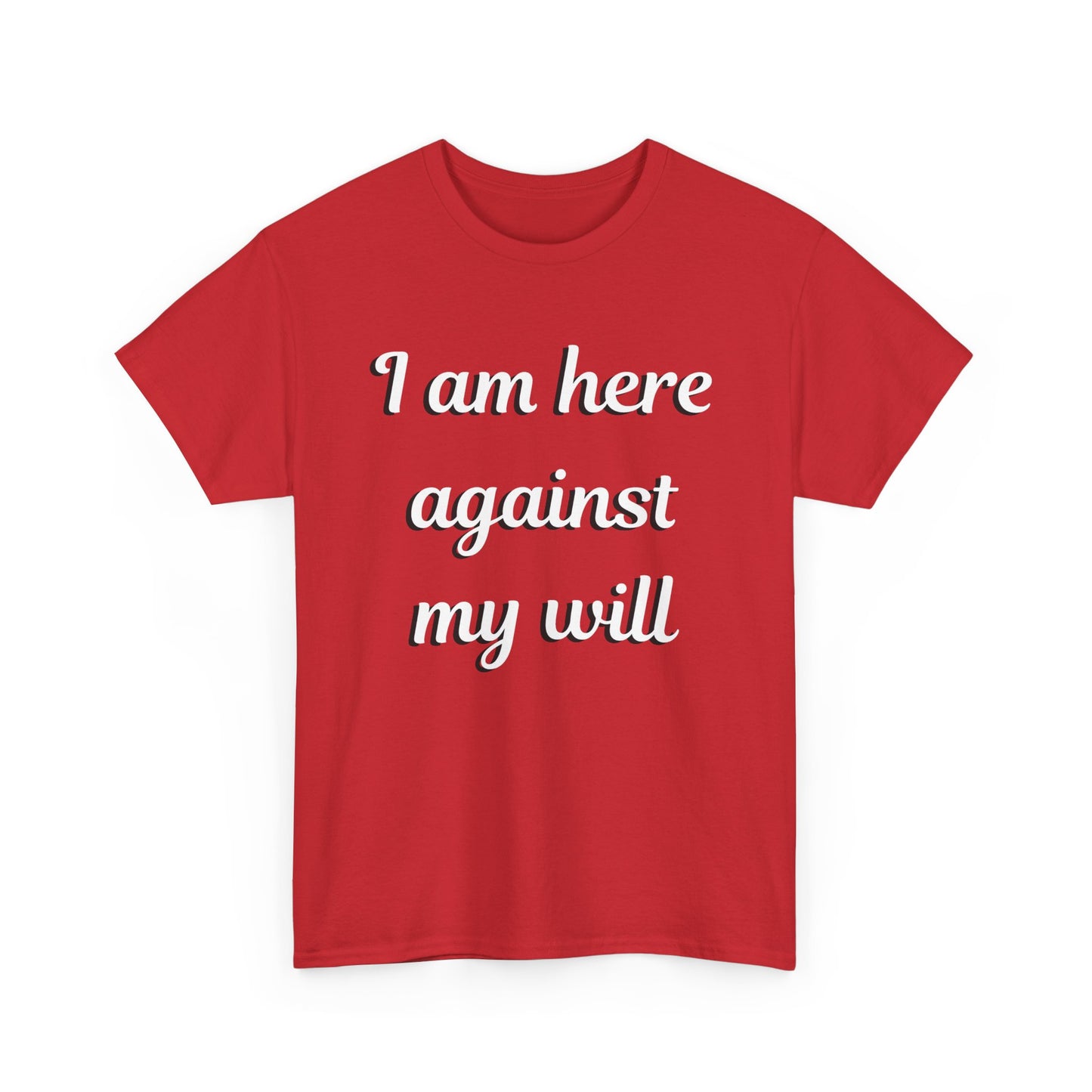 I am here Unisex Heavy Cotton Tee