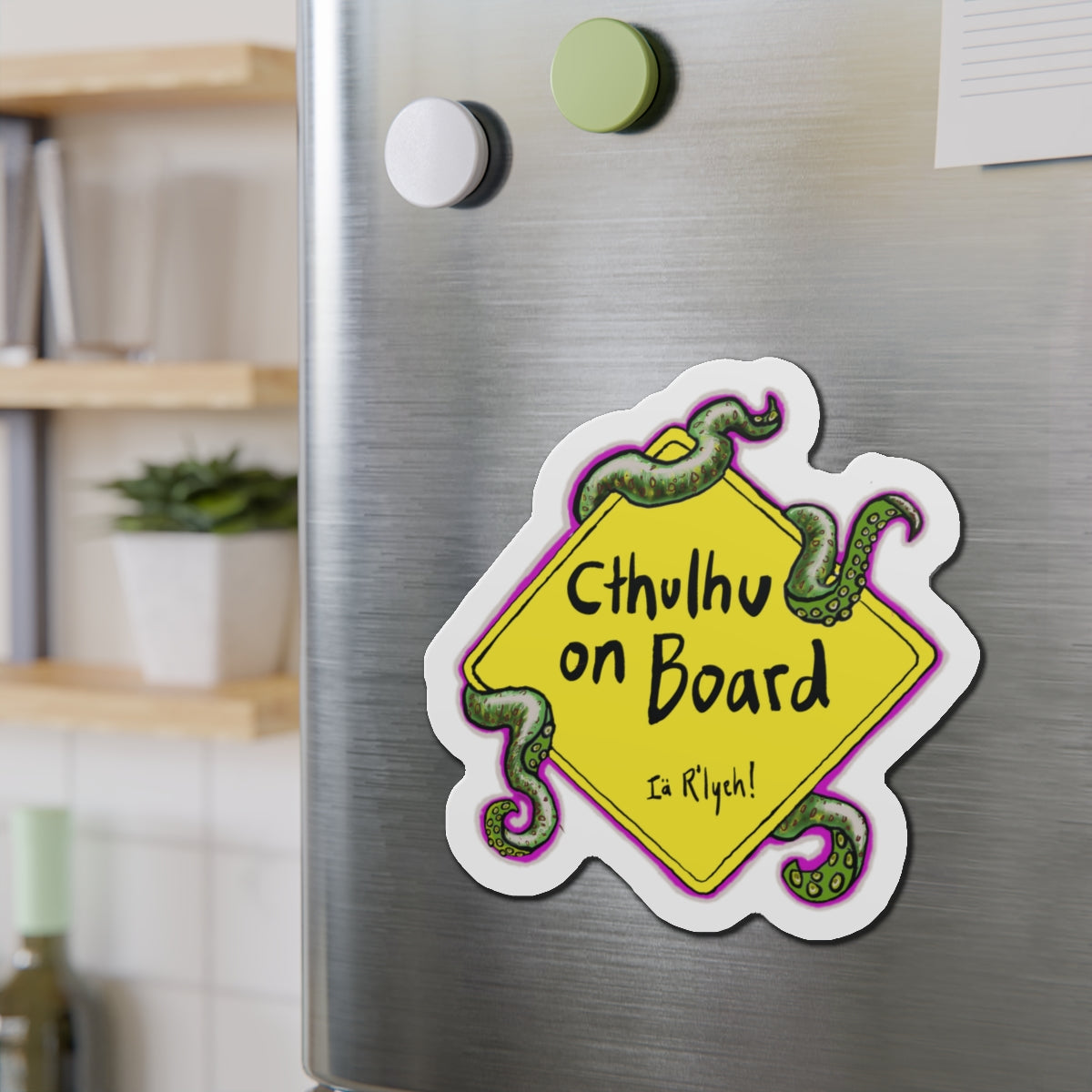 Die-Cut Magnets - Cthulhu on Board