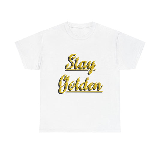 Stay Golden Unisex Heavy Cotton Tee