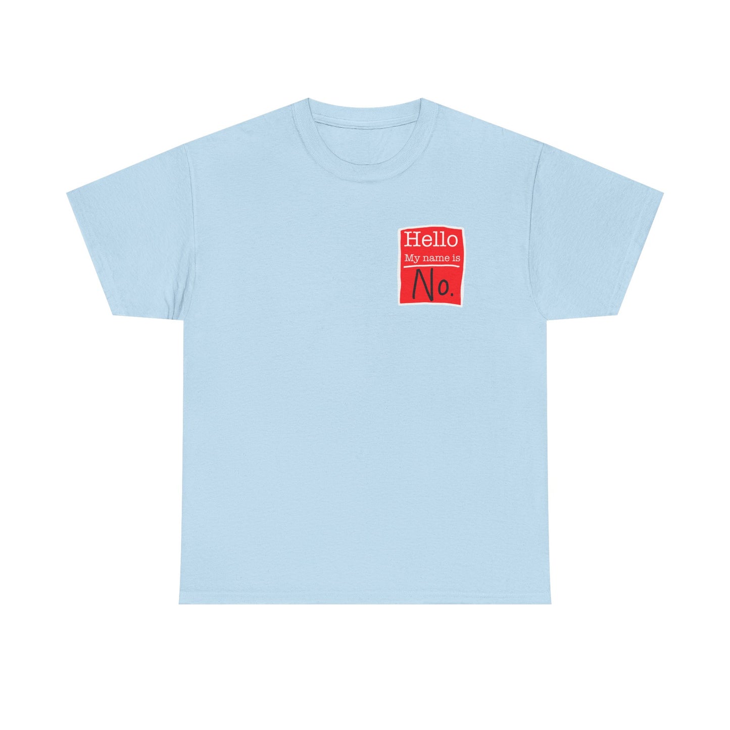 Name tag no Unisex Heavy Cotton Tee