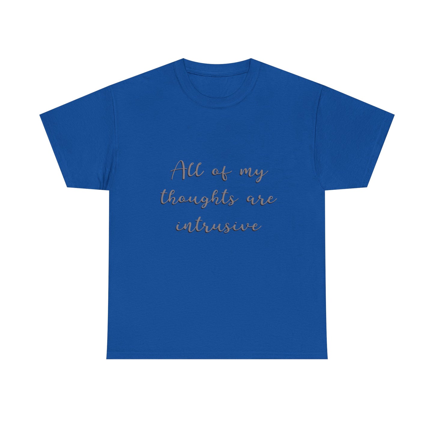 Intrusive thoughts Unisex Heavy Cotton Tee