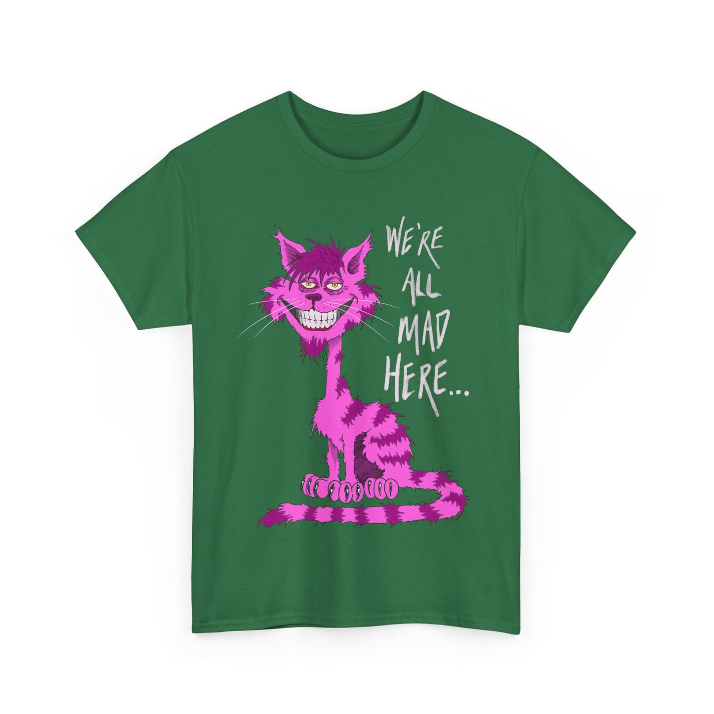 Unisex Heavy Cotton Tee - Cheshire Cat