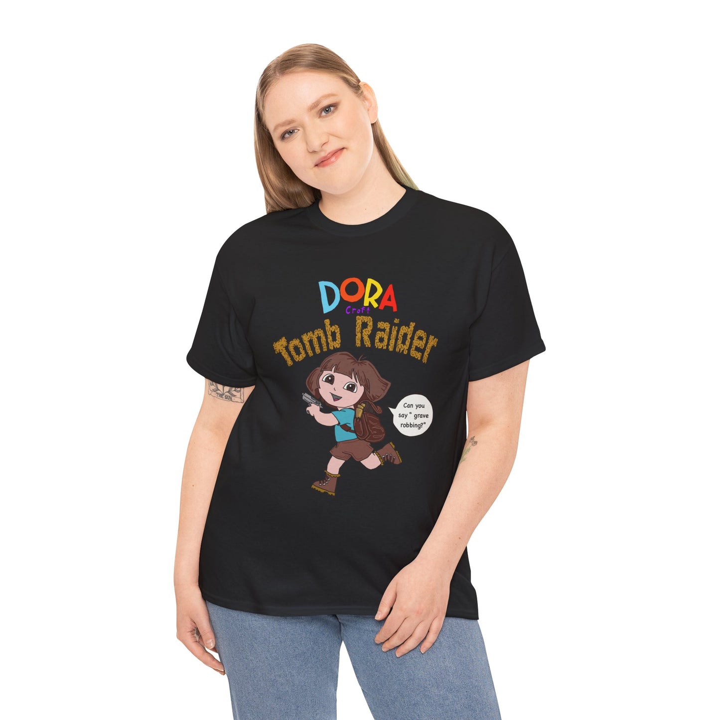 Grave robbing Unisex Heavy Cotton Tee