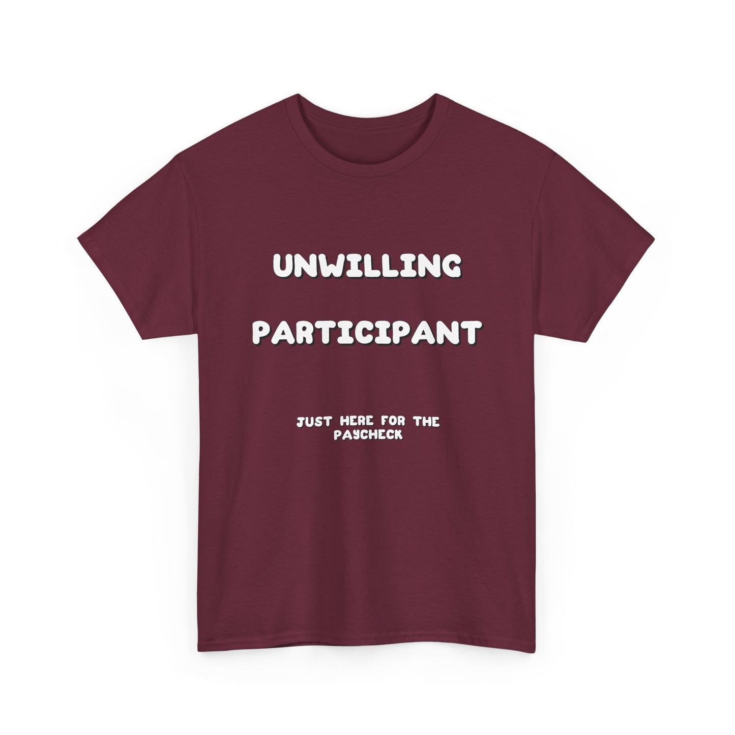 Unwilling Unisex Heavy Cotton Tee