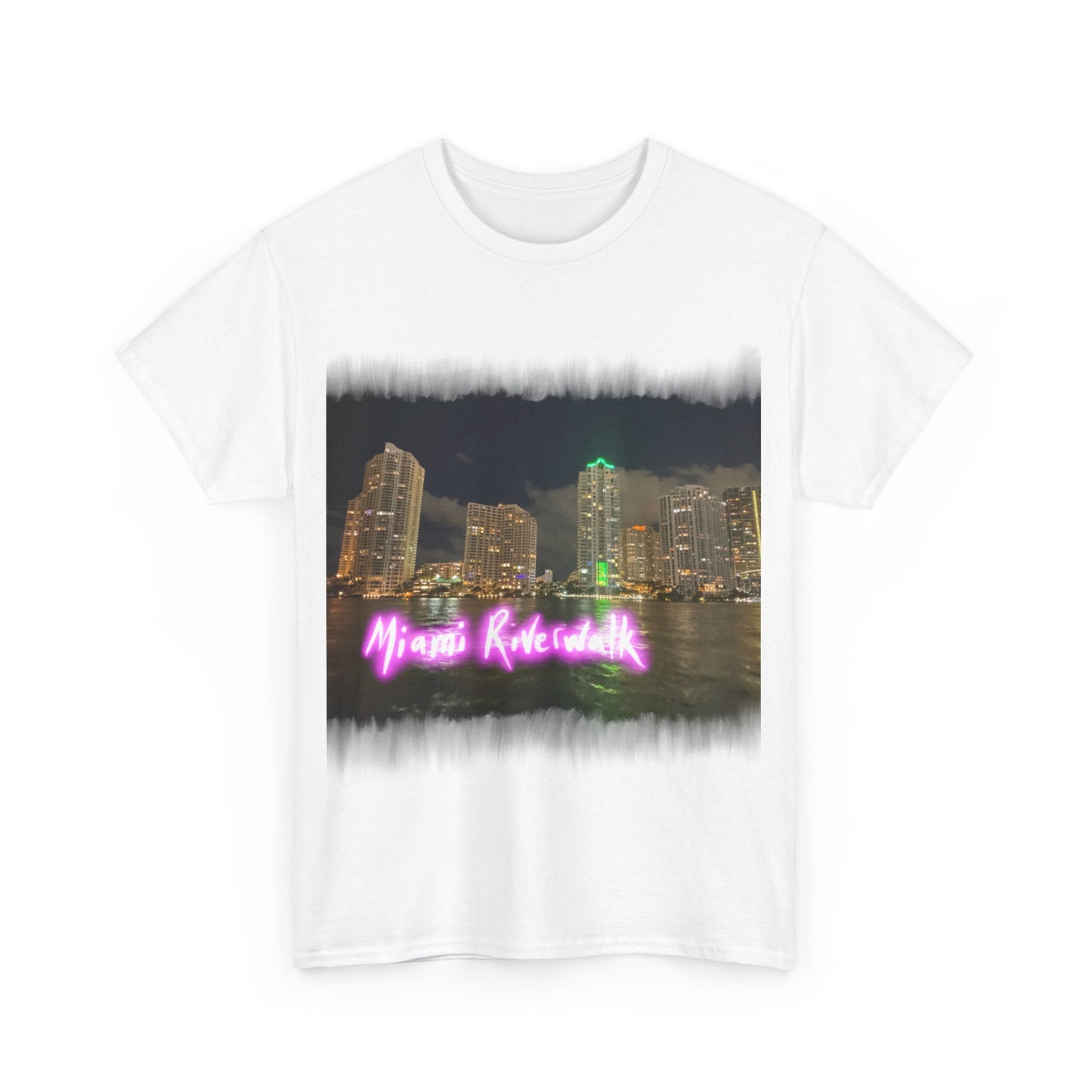 Unisex Heavy Cotton Tee - Miami Riverwalk