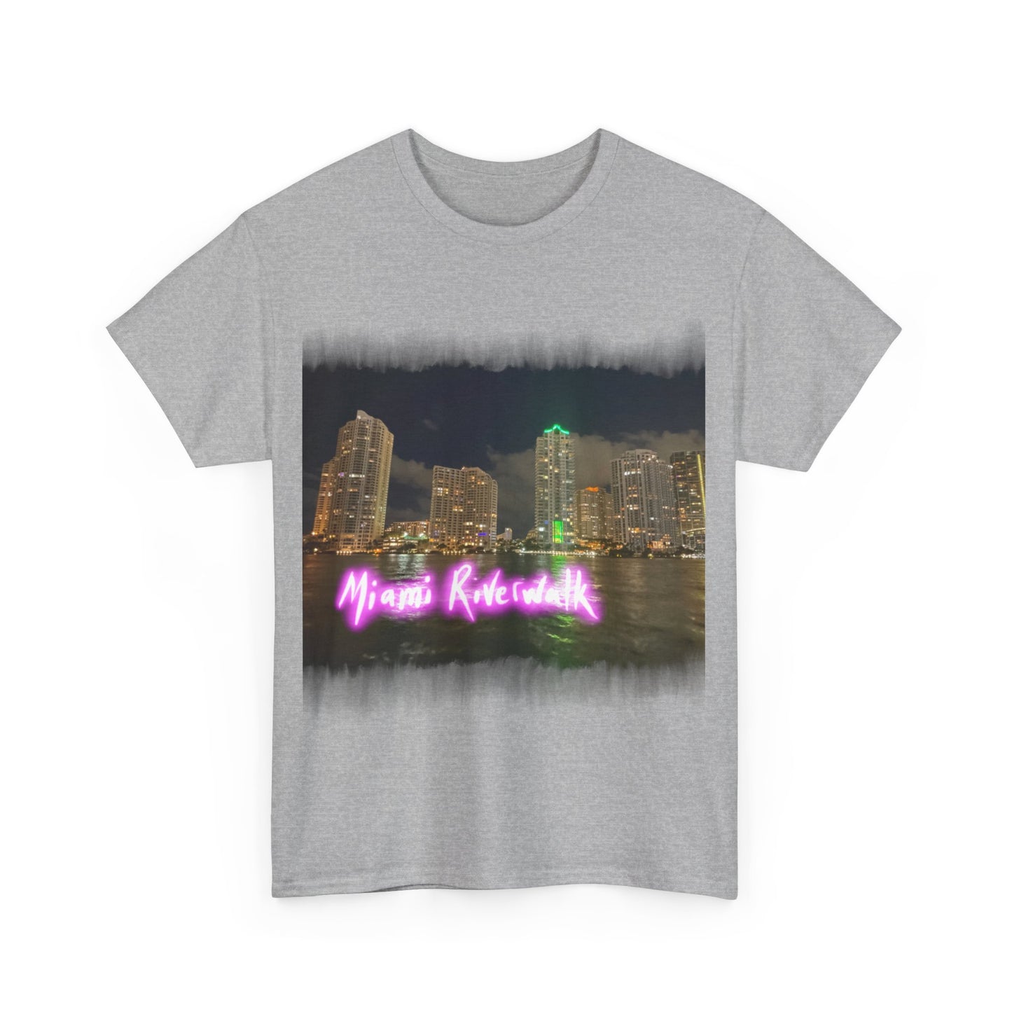 Unisex Heavy Cotton Tee - Miami Riverwalk