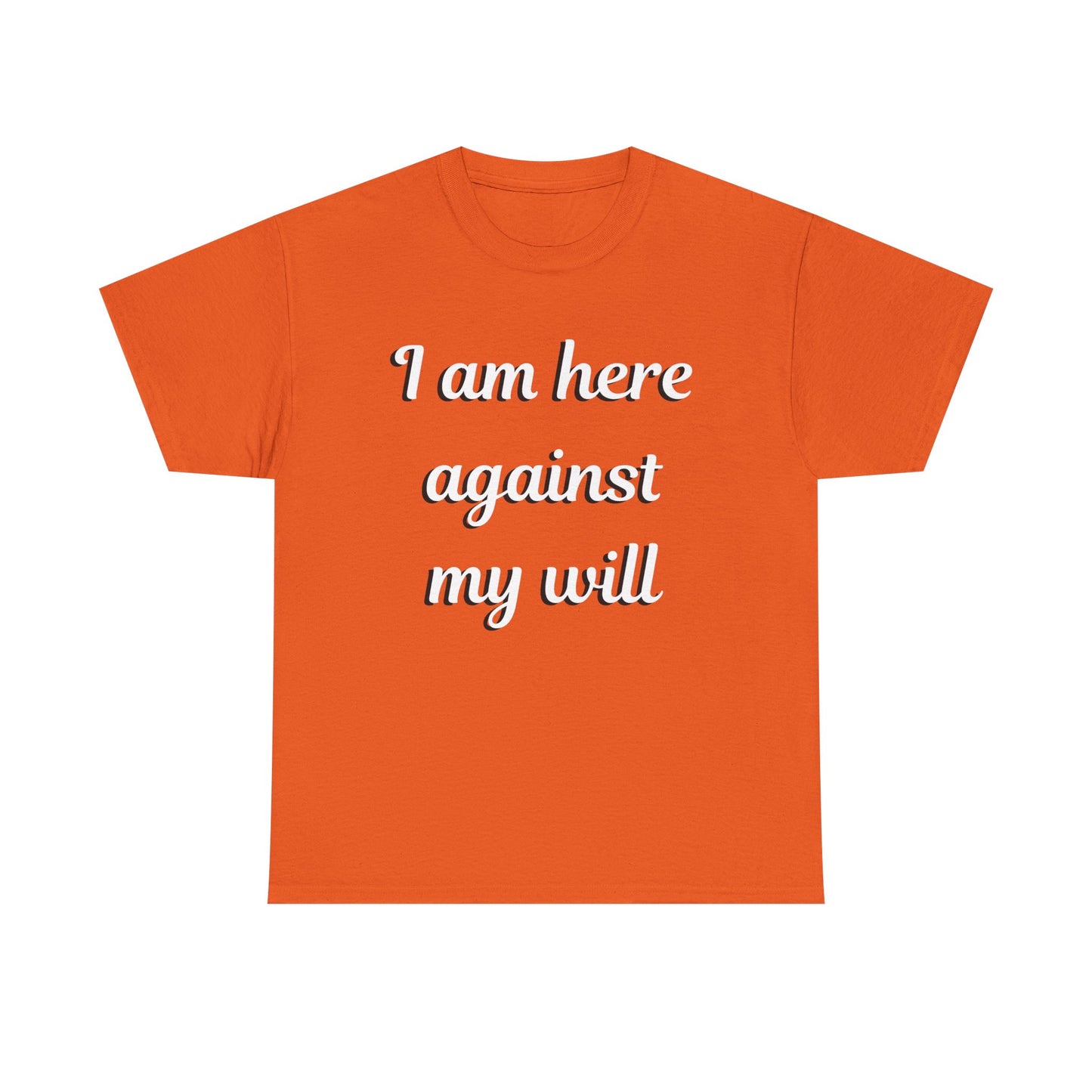I am here Unisex Heavy Cotton Tee