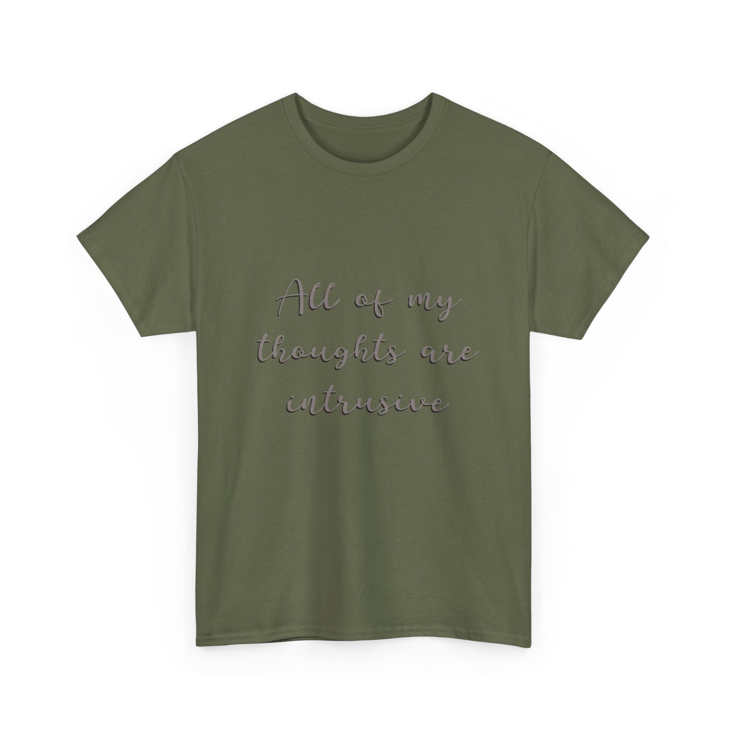Intrusive thoughts Unisex Heavy Cotton Tee
