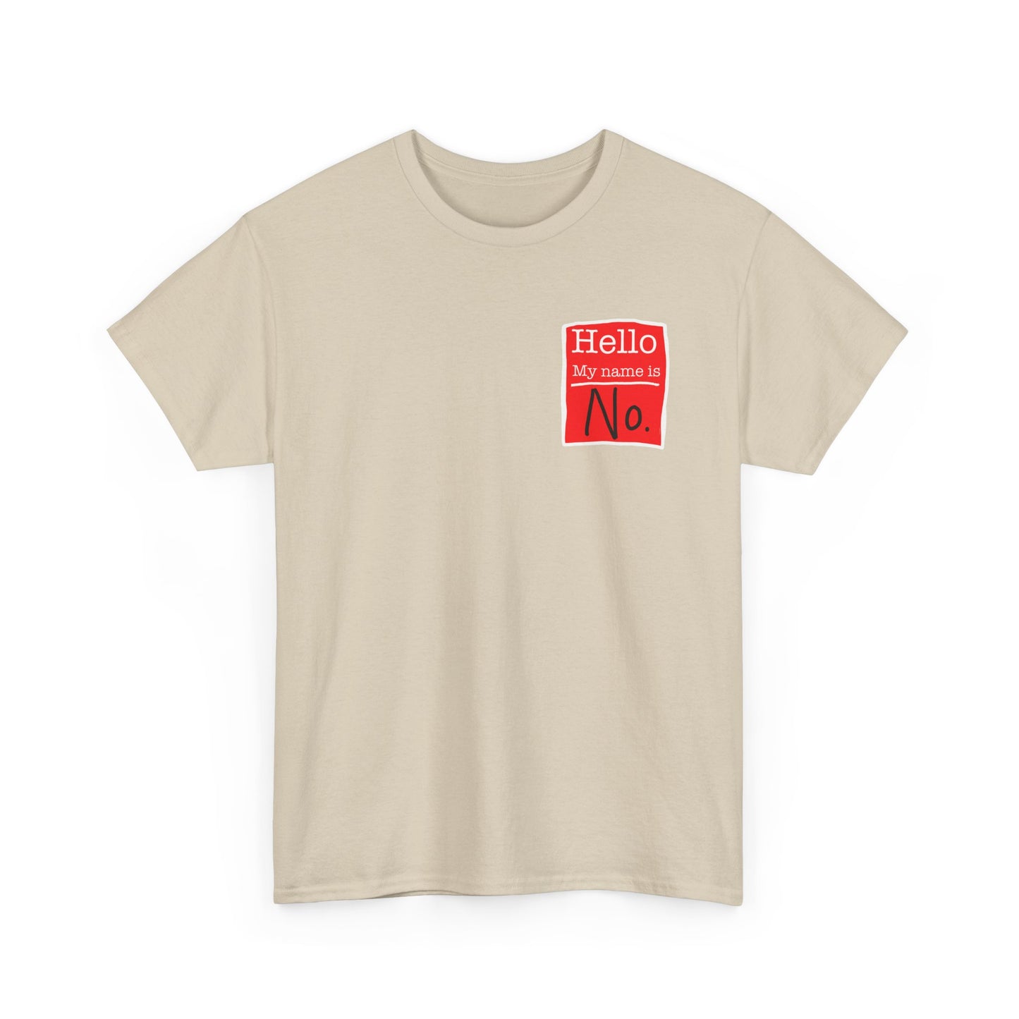 Name tag no Unisex Heavy Cotton Tee