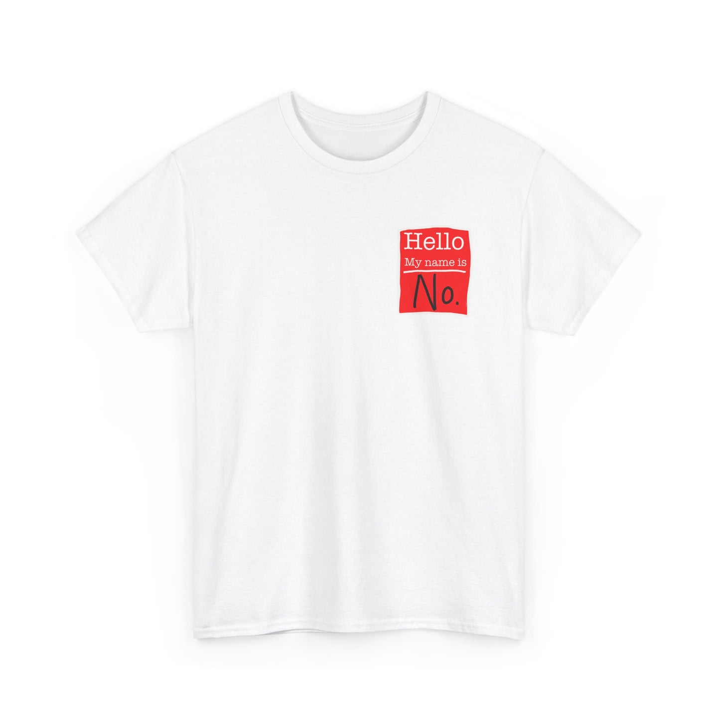 Name tag no Unisex Heavy Cotton Tee