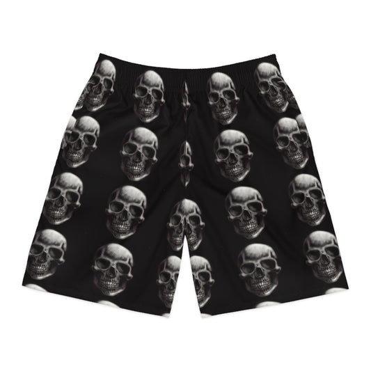 Skull Men's Jogger Shorts (AOP)
